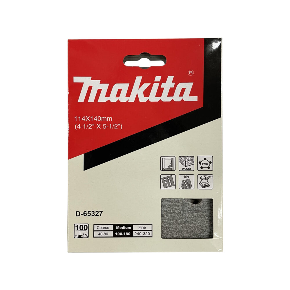 D-65327 กระดาษทราย A100 114x140mm