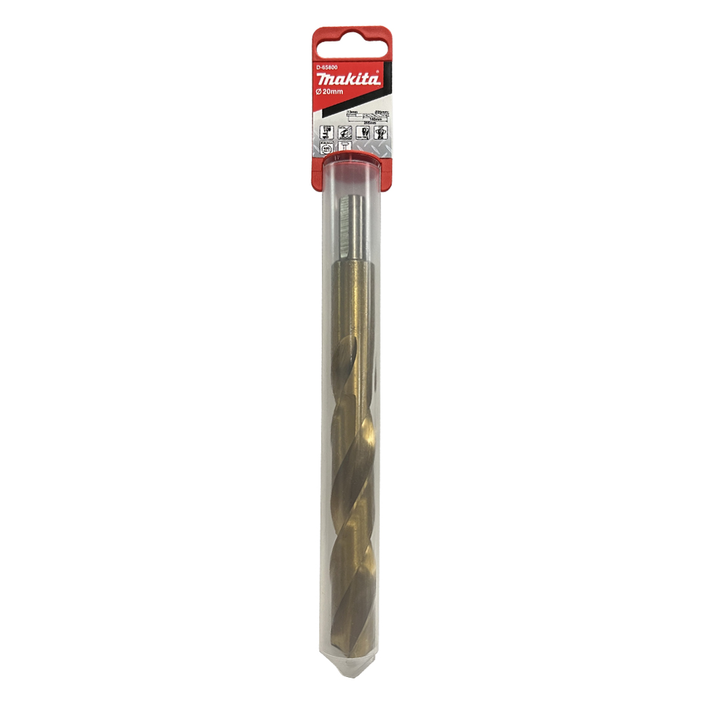 D-65800 HSS-TIN Metal Drill Bit 20X205mm