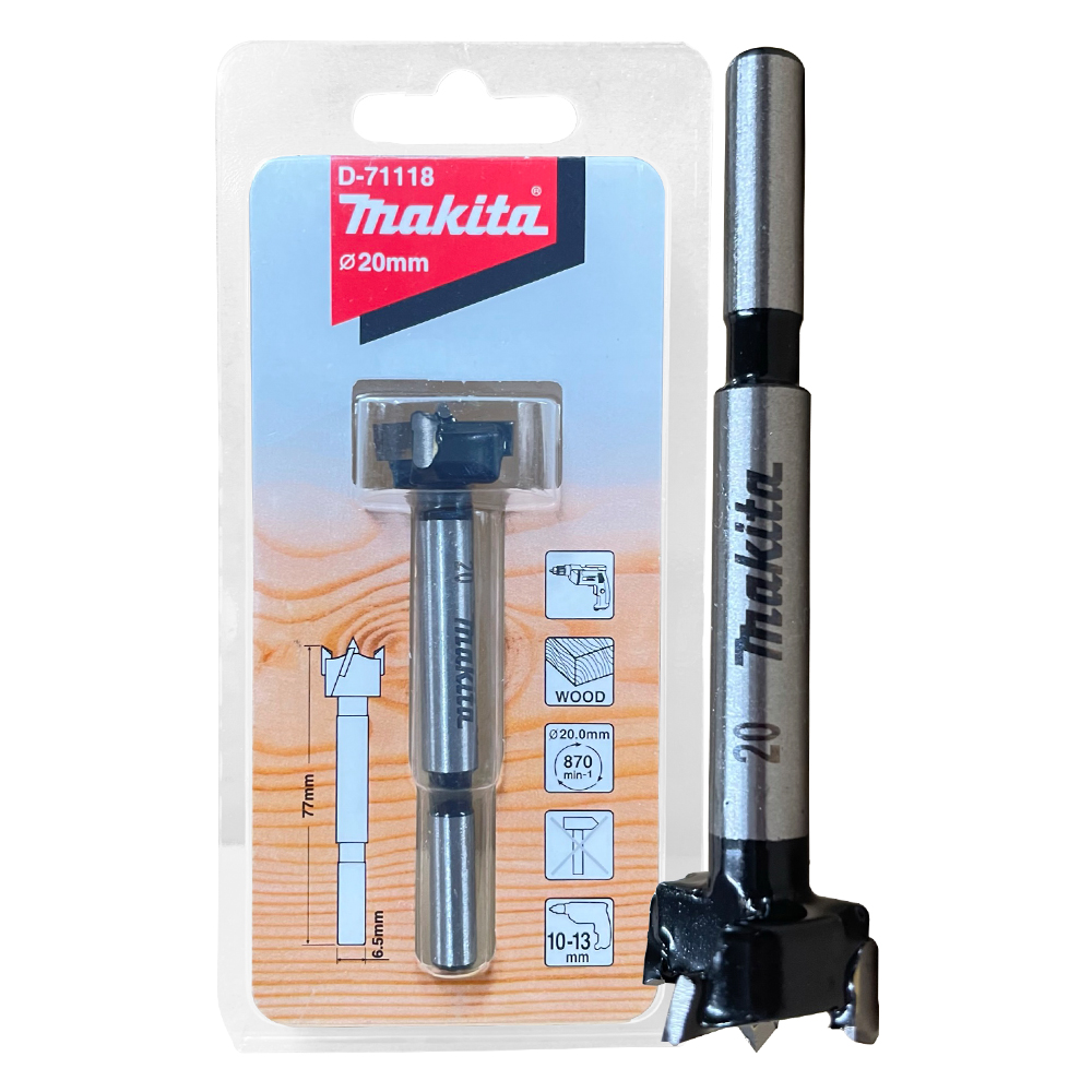 D-71118 TCT Hinge Cutting Drill Bit 20x77mm