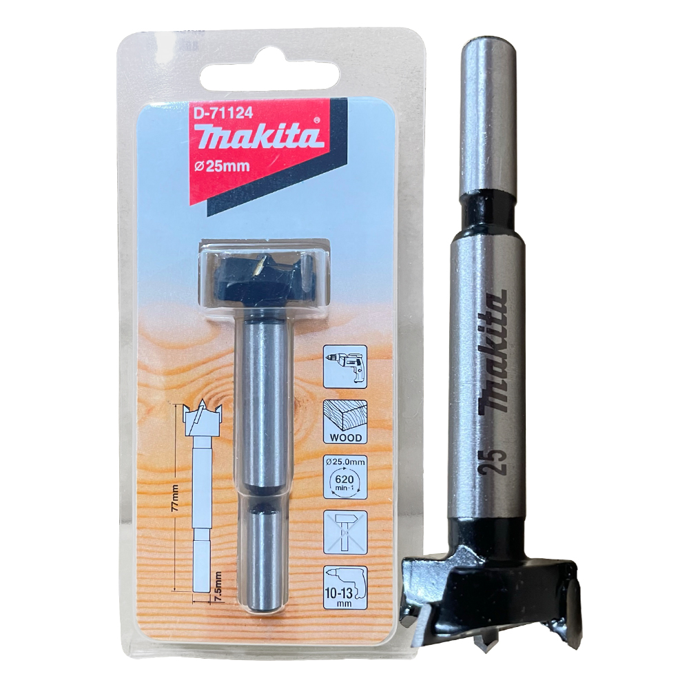 D-71124 TCT Hinge Cutting Drill Bit 25x77mm