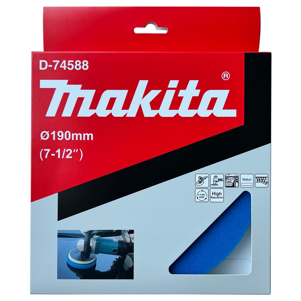 D-74588 Sponge Pad 190mm Middle (Middle) Flat