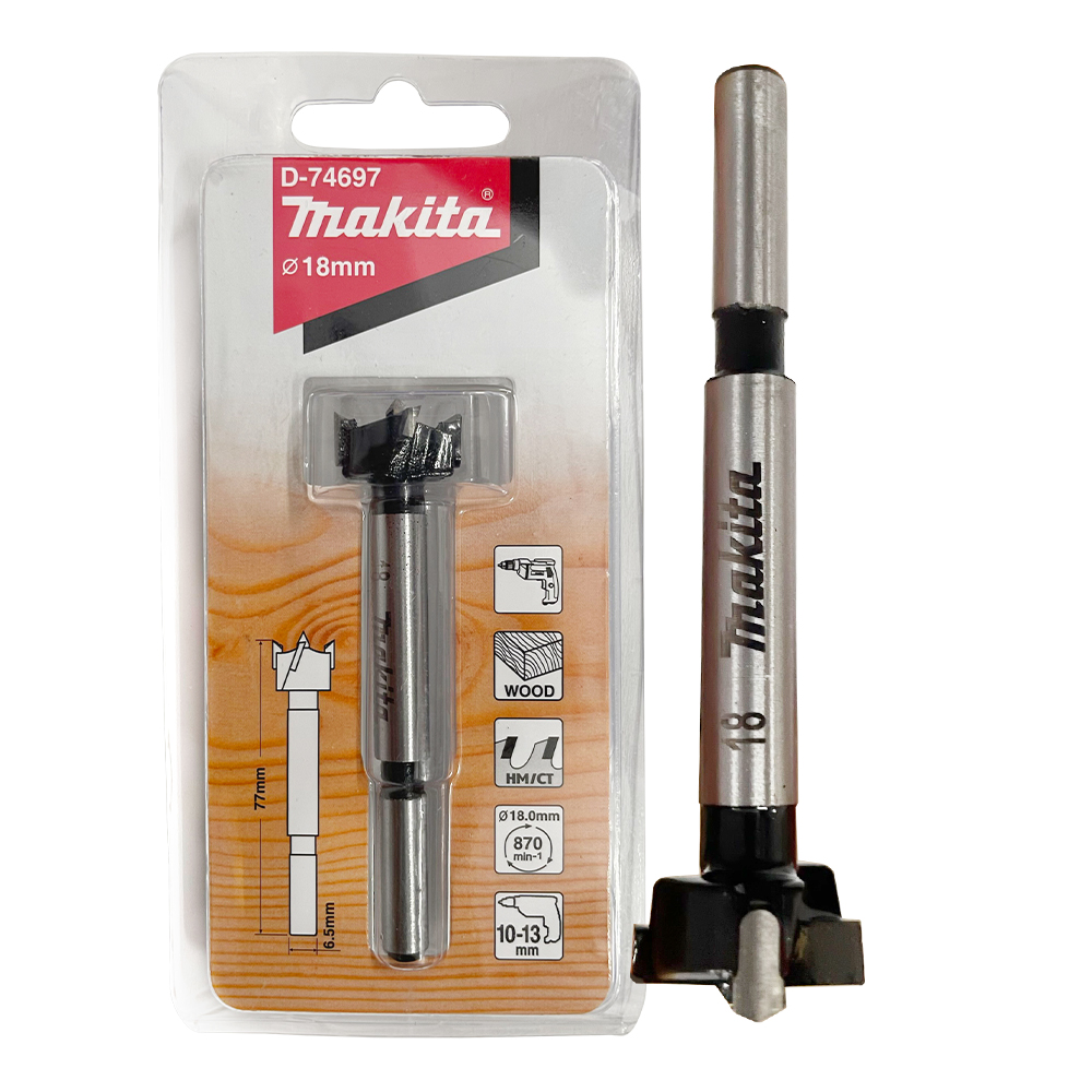 D-74697 TCT Hinge Cutting Drill Bit 18x77 mm