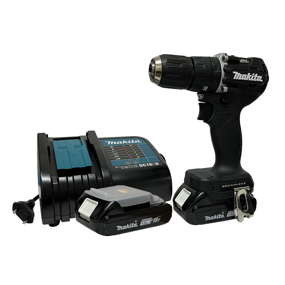 DHP487YX2B สว่านกระแทกไร้สาย 1/2" (13 มม.) H/S:40/23 N.m 2 สปีด BL,XPT (LXT Li-ion-18V)