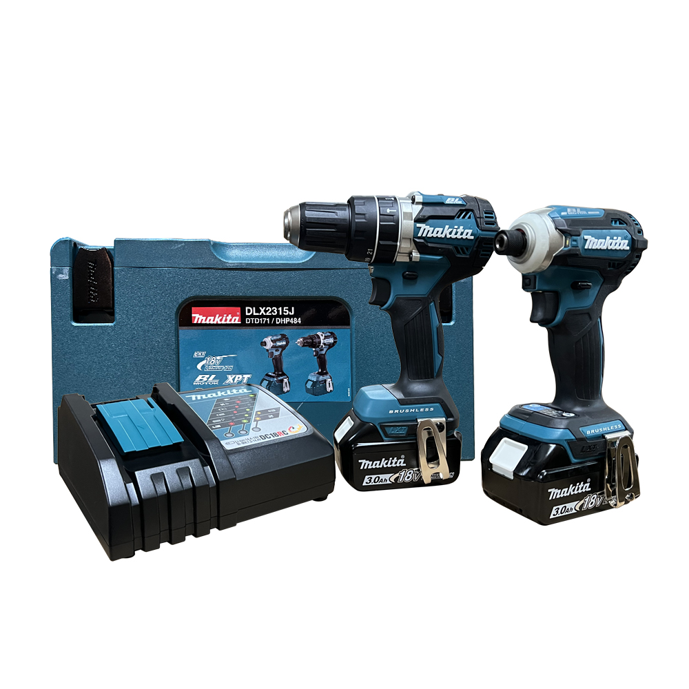 DLX2315J ชุดเครื่องมือไร้สาย Combo Kit (สว่าน DHP484Z+สว่านไขควง DTD171Z) (LXT Li-ion-18V)