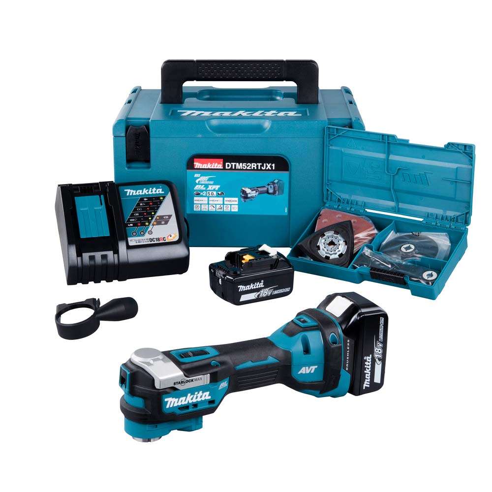 DTM52RTJX1 เครื่องมืออเนกประสงค์ไร้สาย + อุปกรณ์เสริม BL (LXT Li-ion-18V)