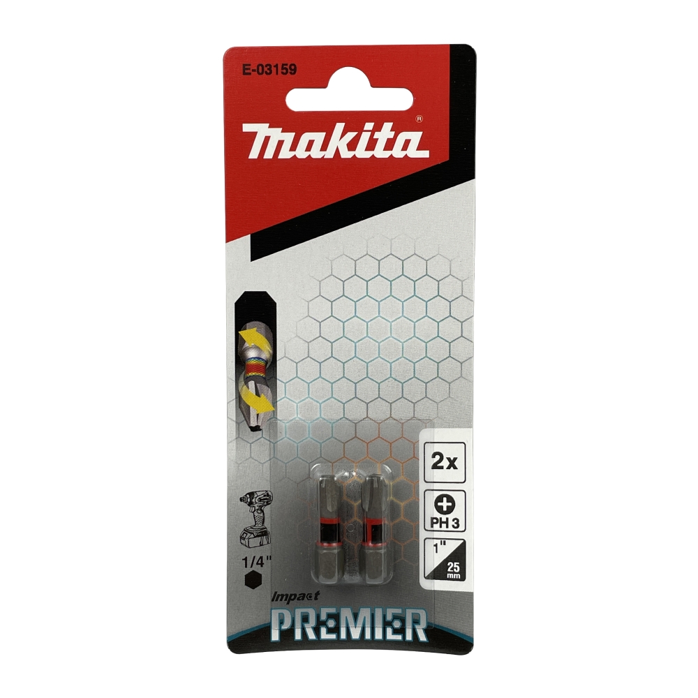 E-03159 ดอกไขควง C-Form Impact Premier Torsion PH3 x 25mm
