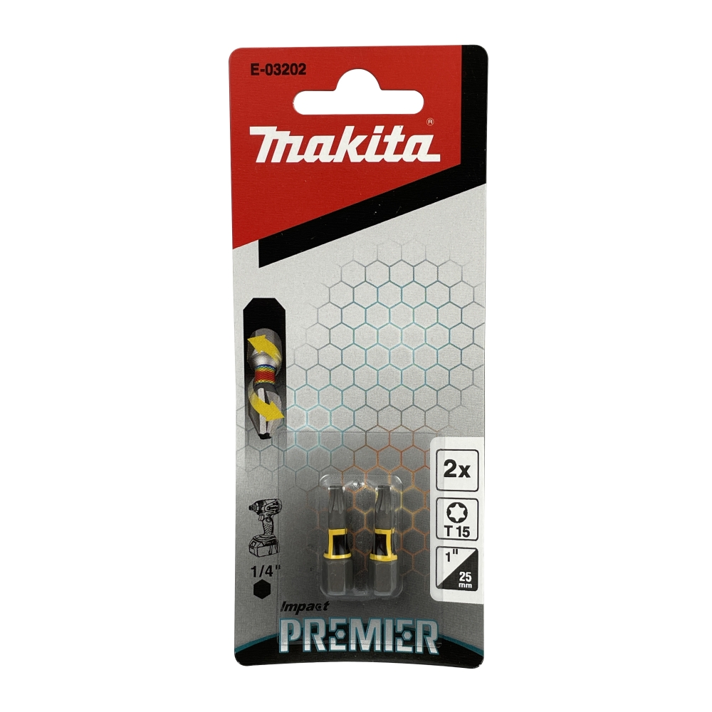E-03202 ดอกไขควง C-Form Impact Premier Torsion T15 x 25mm