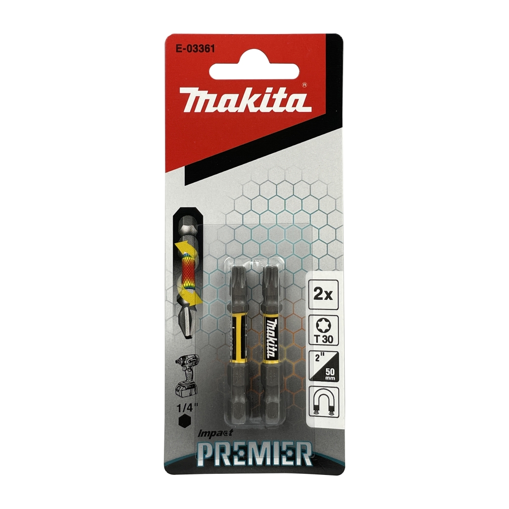 E-03361 ดอกไขควง E-Form Impact Premier Torsion T30 x 25mm