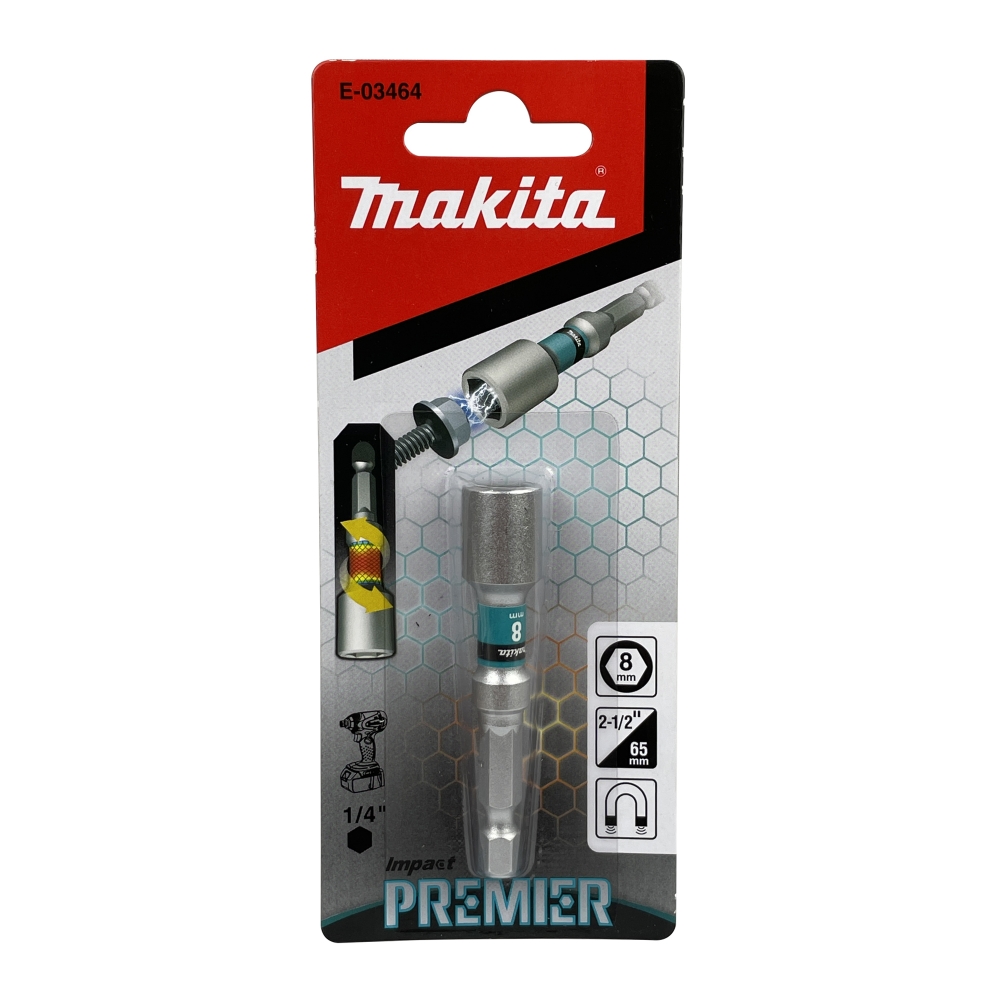 E-03464 บล็อกแม่เหล็ก Impact Premier Torsion ขันน๊อต H8x65 mm