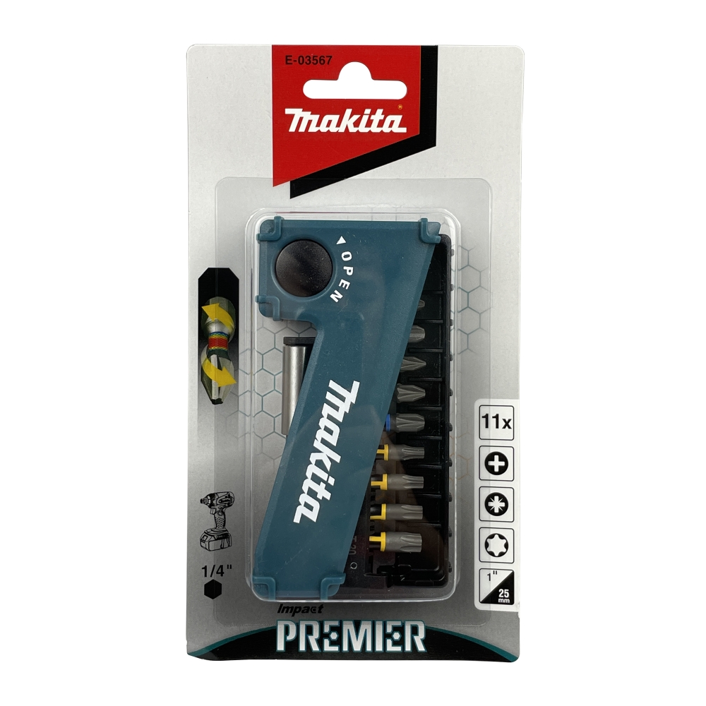 E-03567 ชุดดอก Torsion Impact Premier 11 ชิ้น