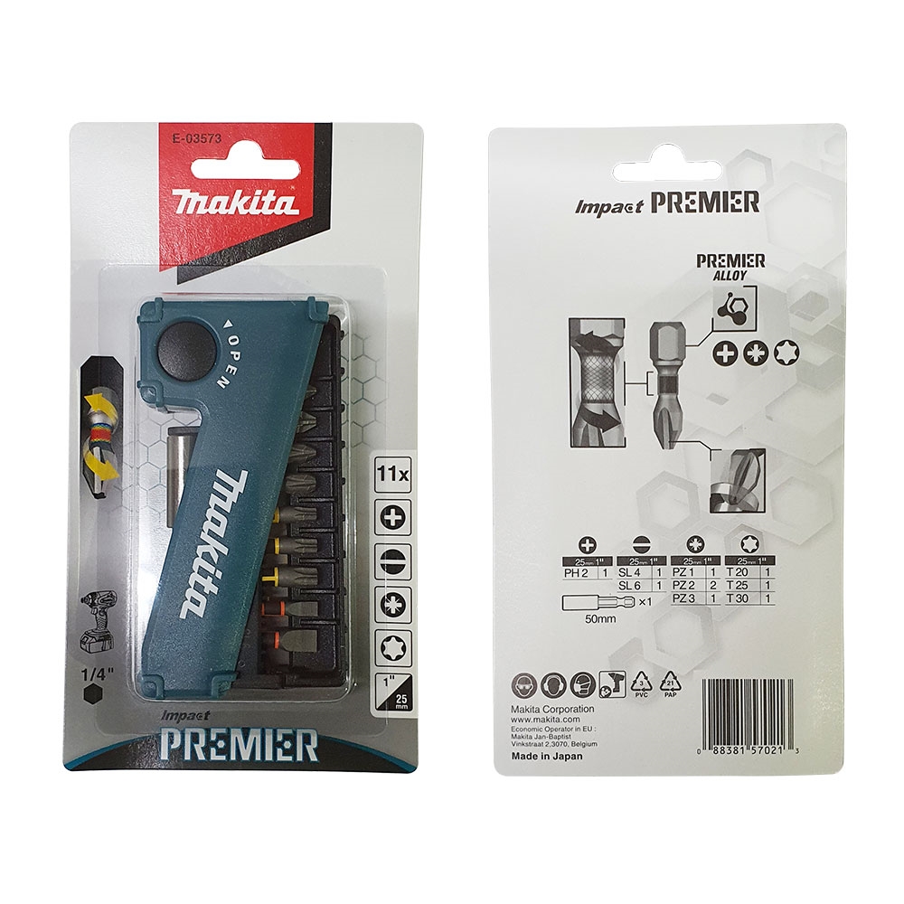 E-03573 ชุดดอก Torsion Impact Premier 11 ชิ้น