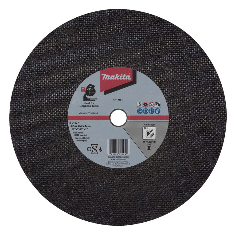 E-04977 ใบตัดอลูมิเนียม MAKITA 14" 355x2.8mm AC30P