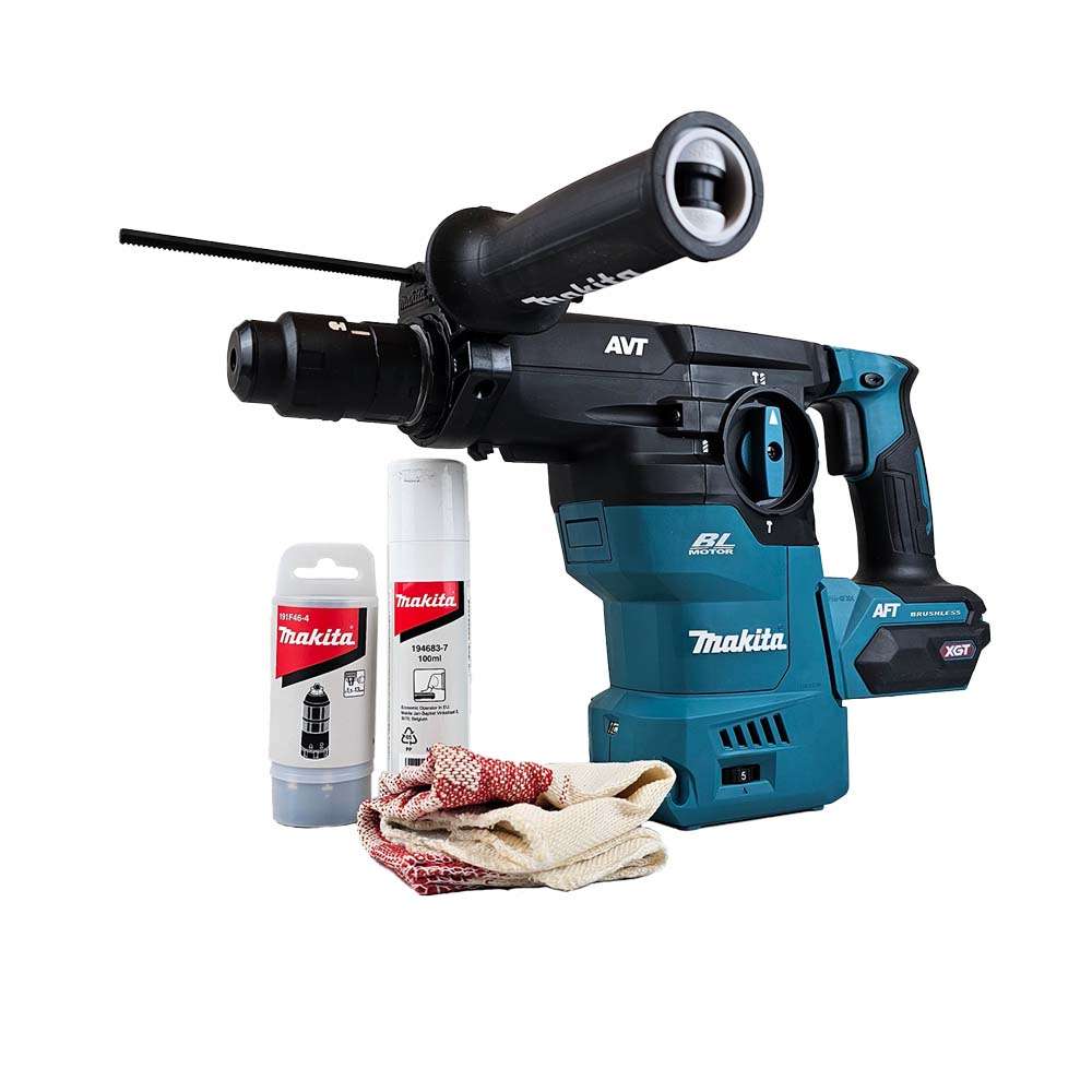HR009GZ สว่านโรตารี่  40Vmax 30 mm (1-3/16") SDS-PLUS, Quick Change Drill Chuck, Twin LED lights