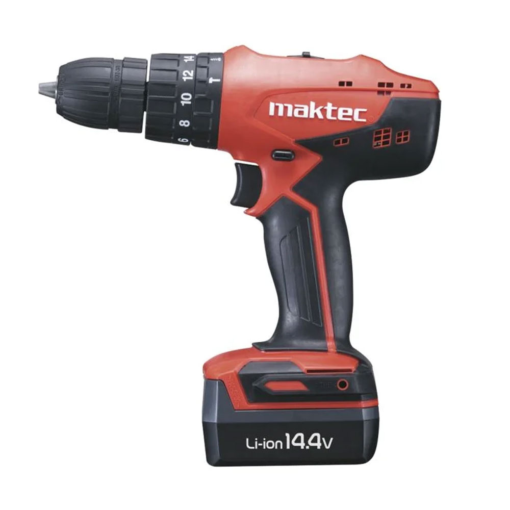 MT080E สว่านไขควงกระแทกแบตเตอรี่ ขนาด 3/8" (10มิล) พร้อมแบตเตอรี่ 14.4โวลท์ 1.1แอมป์ จำนวน 2ก้อน และแท่นชาร์จ