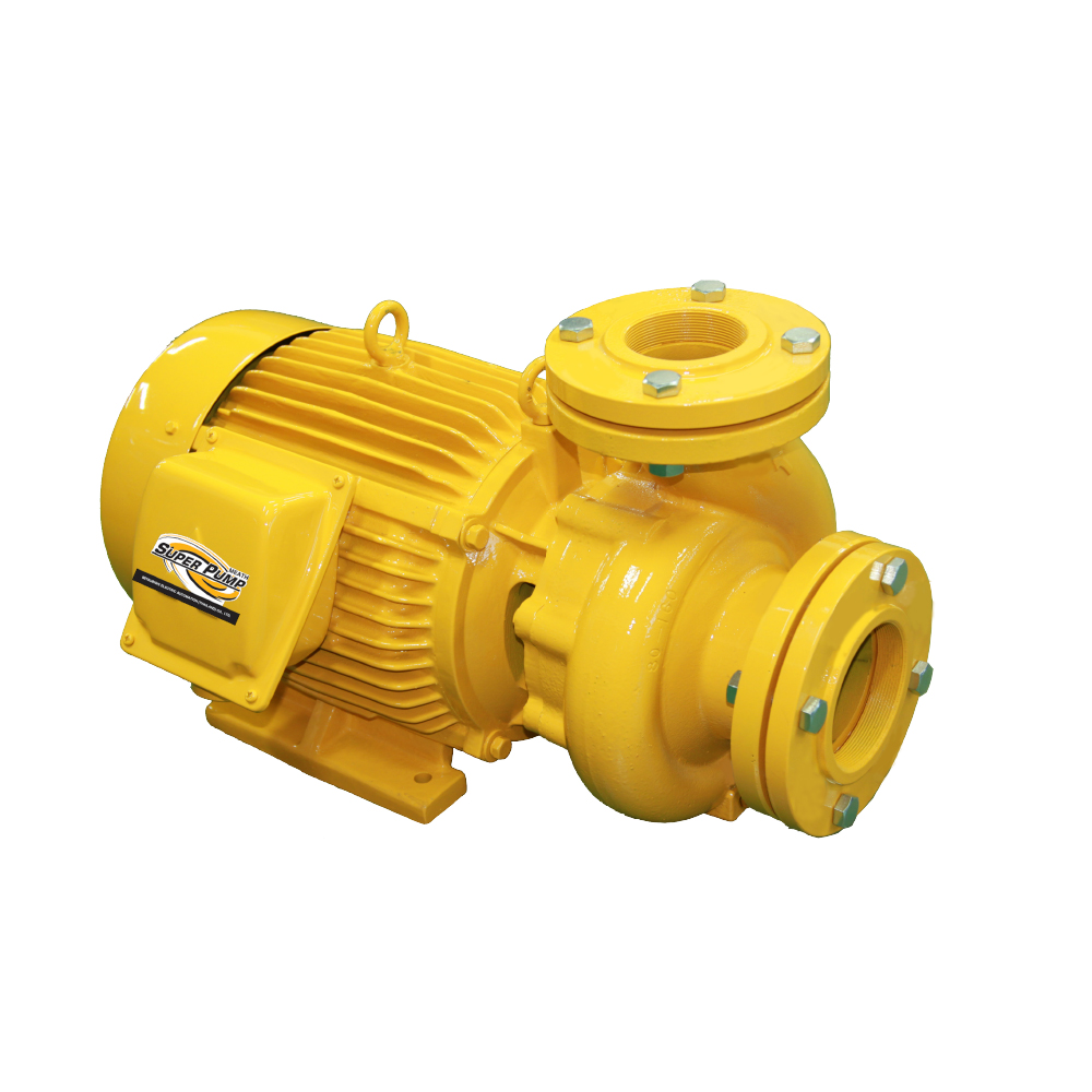 WCLL-7505FT ปั๊มน้ำหอยโข่งหน้าแปลนชนิดปริมาณน้ำมาก 10แรงม้า ท่อ 3"x2.1/2" ระบบไฟ 3เฟส 3สาย 220/380โวลท์