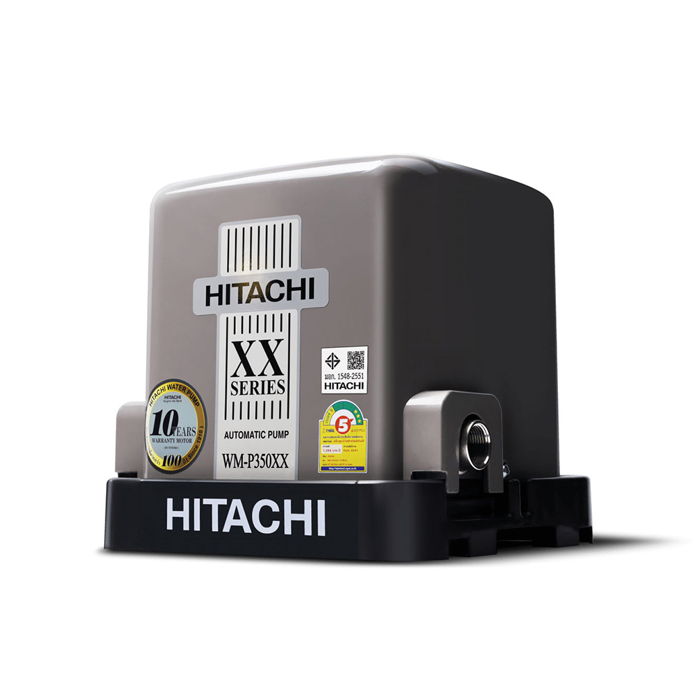 WM-P200XX ปั๊มน้ำอัตโนมัติแรงดันคงที่ 200วัตต์ ถังเหลี่ยม