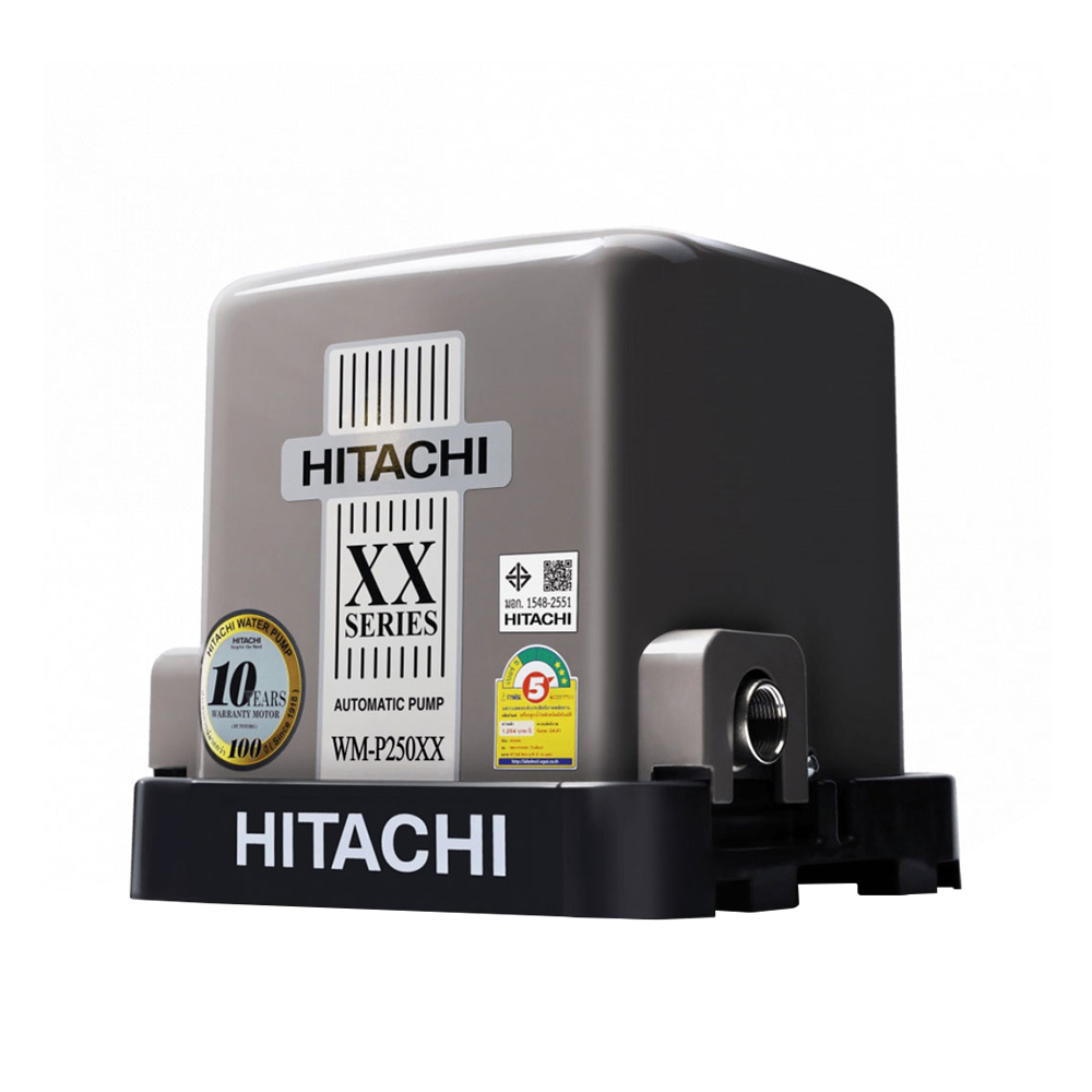 WM-P250XX ปั๊มน้ำอัตโนมัติแรงดันคงที่ 250วัตต์ ถังเหลี่ยม
