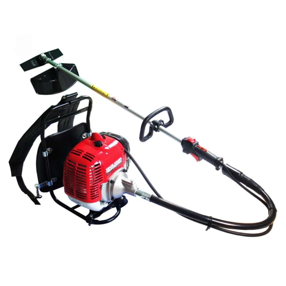 test MBS5020RS เครื่องตัดหญ้าสะพายหลังข้ออ่อน 2 จังหวะ 50cc (2 กล่อง =เครื่อง+ก้าน)
