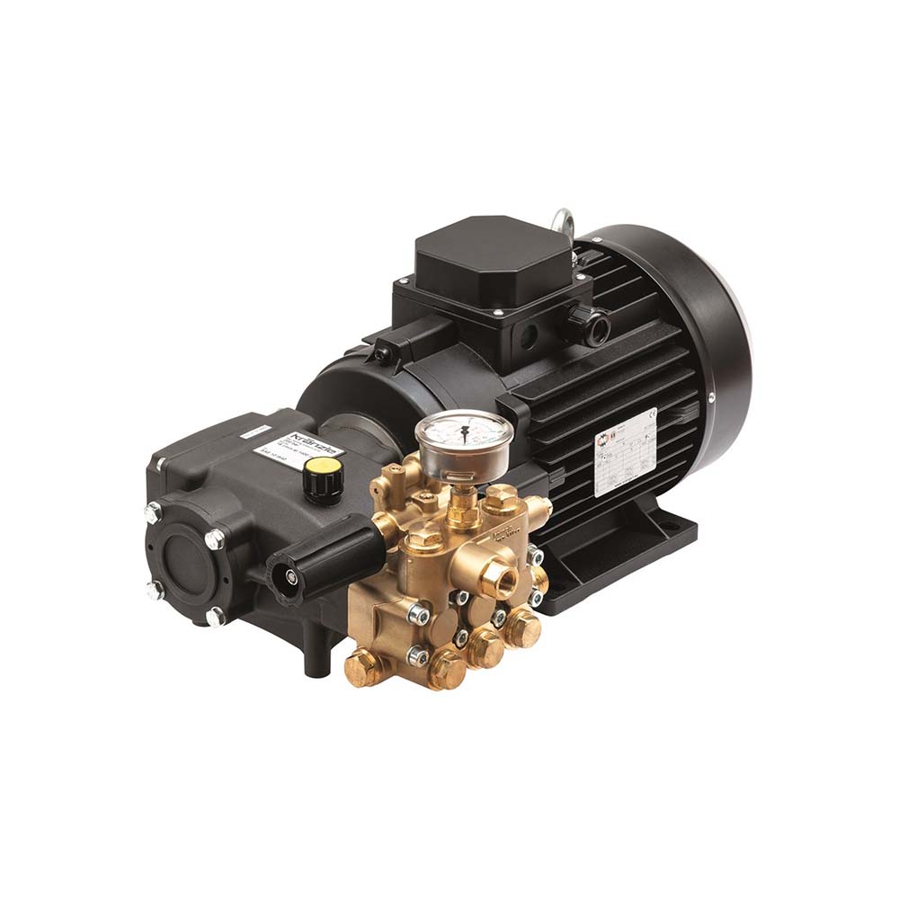 474500 ปั๊มเปลือยพร้อมมอเตอร์ (ไม่มีสายไฟ) In-Line Drive for RP-1000  16ลิตร/นาที 30-200 บาร์ 400V / 14.4A มอเตอร์ 8.0 กิโลวัตต์ Nozzle size 055
