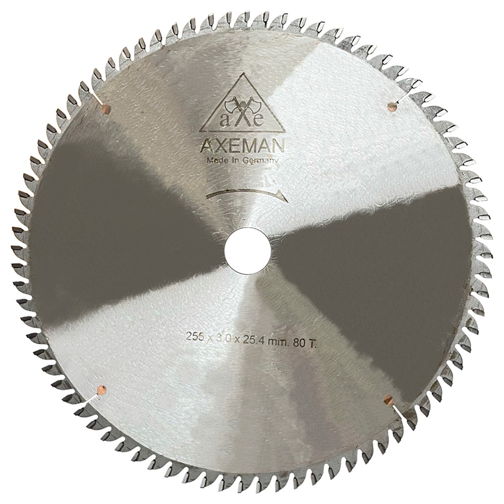 W-10x100 ใบเลื่อยวงเดือนคาร์ไบต์ตัดไม้ ขนาด 10"x1"x2.8mm 100T