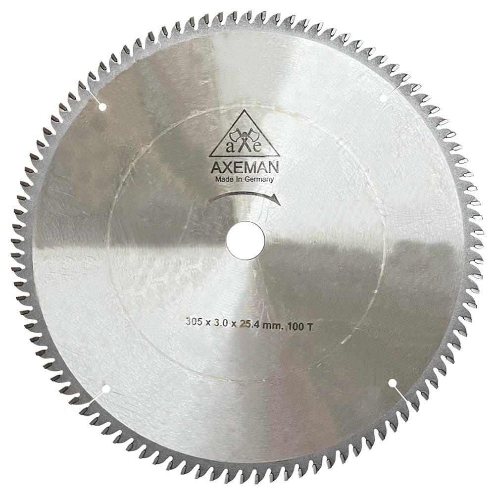 ALU-12x100 ใบเลื่อยวงเดือนคาร์ไบต์ตัดอลูมืเนียม ขนาด 12"x1"x2.8mm 100T