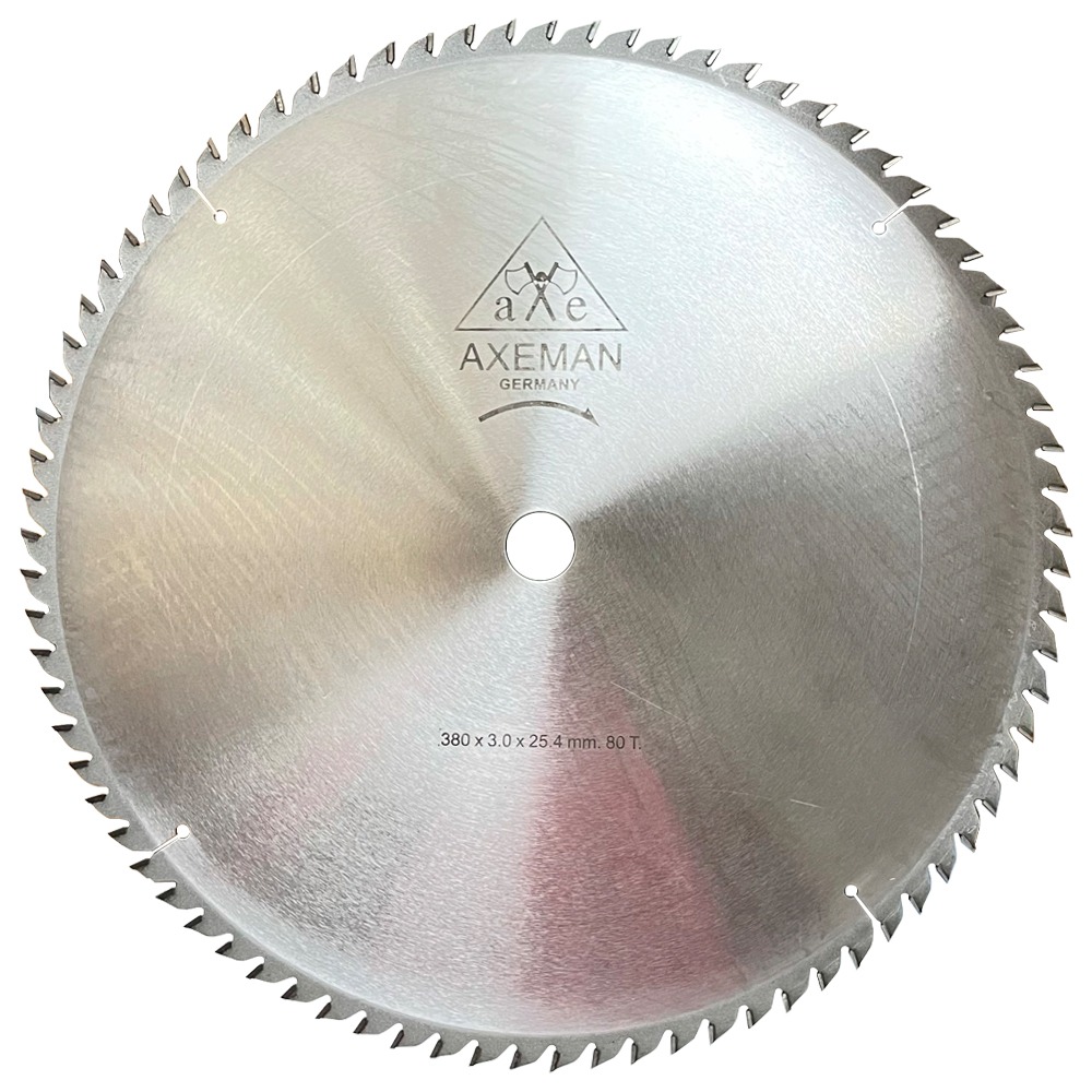 W-15x80 ใบเลื่อยวงเดือนคาร์ไบต์ตัดไม้ ขนาด 15"x1"x3.0mm 80T