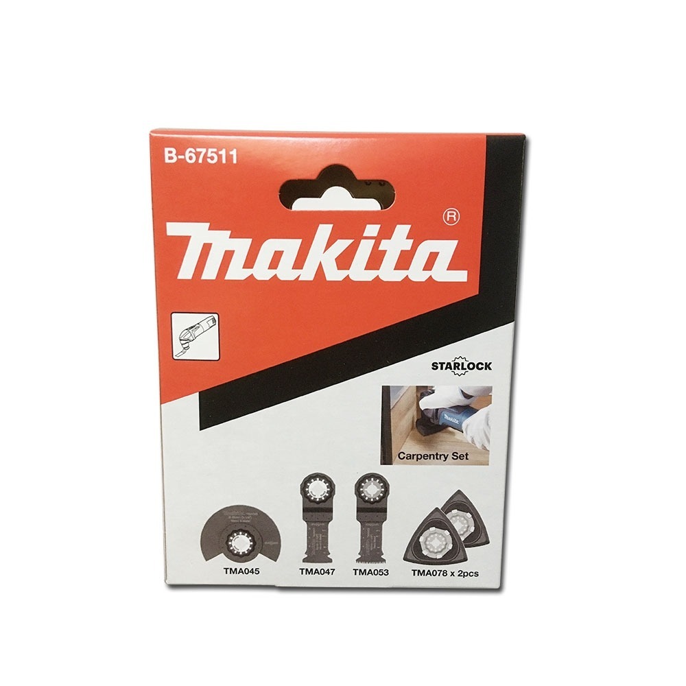 B-67511 Carpentry Set TMA045, TMA047, TMA053, Sanding Padx2