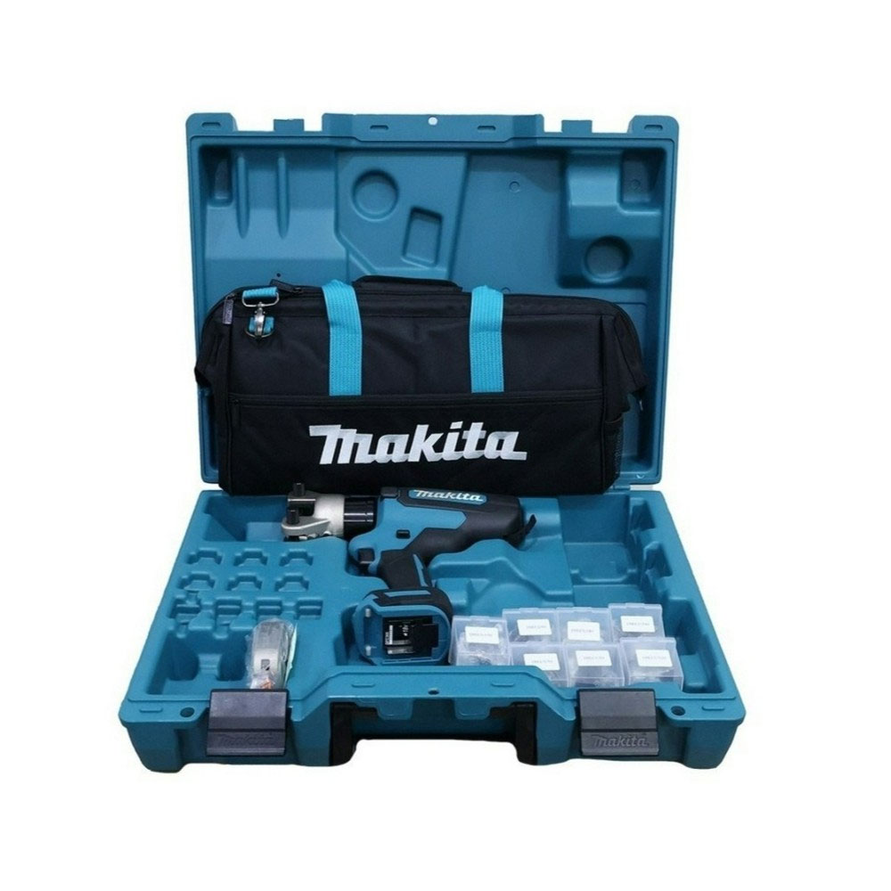 DTC300ZKX1-P เครื่องย้ำหางปลา Crimper 18V (DTC300Z+A-69397+ HEX DIE 7 PCS.)