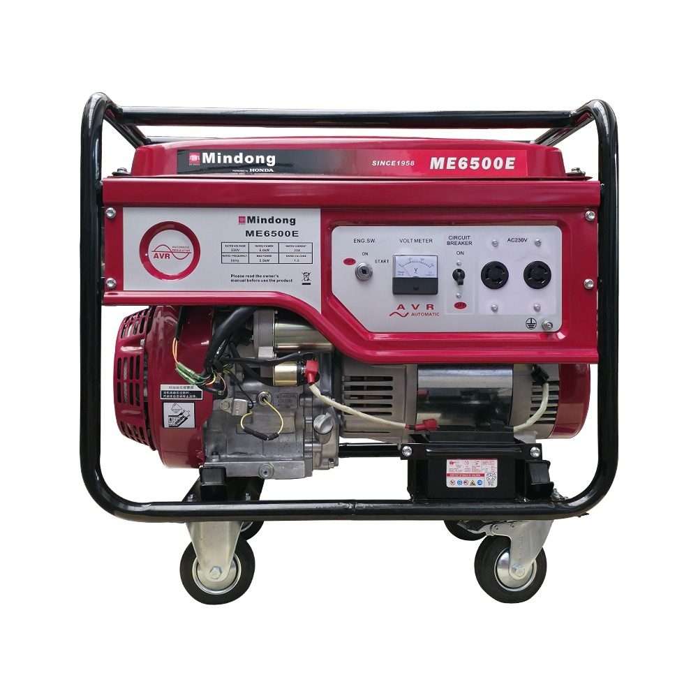 เครื่องปั่นไฟเบนซิน HONDA ME6500E+GX390 13HP 5-5.5Kw 220V (กุญแจ+ล้อ)