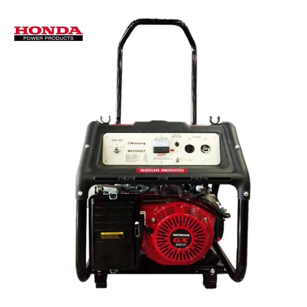 เครื่องปั่นไฟเบนซิน HONDA ME6500EZ+GX390 13HP 5-5.5Kw 220V (กุญแจ+ล้อ+รุ่นพิเศษ)