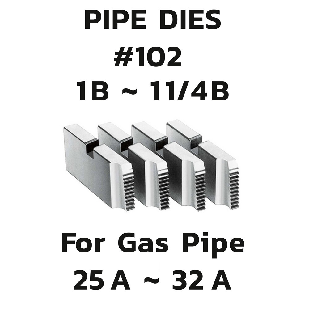 102112 ฟันต๊าป  BSPT 1"-1.1/4" สำหรับต๊าปเกลียวมือรุ่น 102R Dies BSPT 1"-1.1/4" for 102R