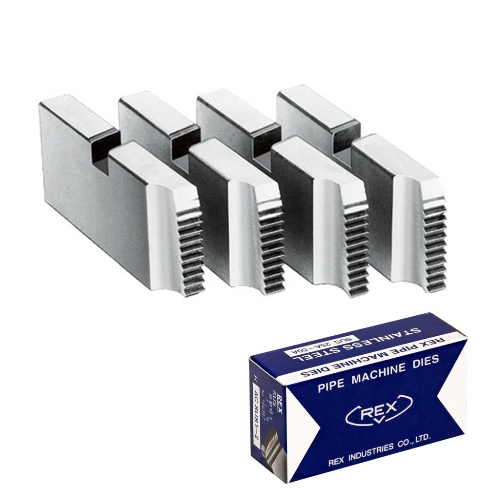 166357 DIES 1-2 SUS BSPT ฟันต๊าป  BSPT SUS 1"-2" ความกว้าง27มม. สำหรับรุ่น N50-100A Die BSPT SUS 1"-2" W27 N50-100