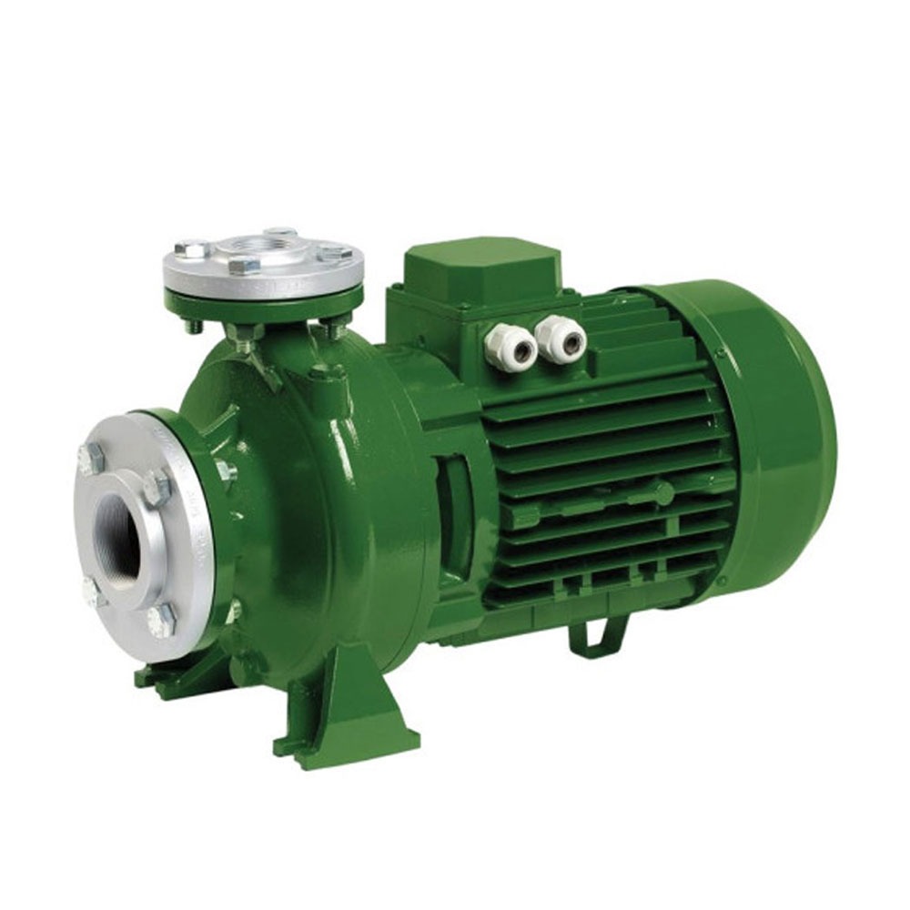 CN40-160 BM ปั๊มน้ำหอยโข่งหน้าแปลน ใบพัดเหล็กหล่อ 4แรงม้า ท่อ 2.1/2"x1.1/2" ปริมาณน้ำ 50-950ลิตร/ นาที 220โวลท์