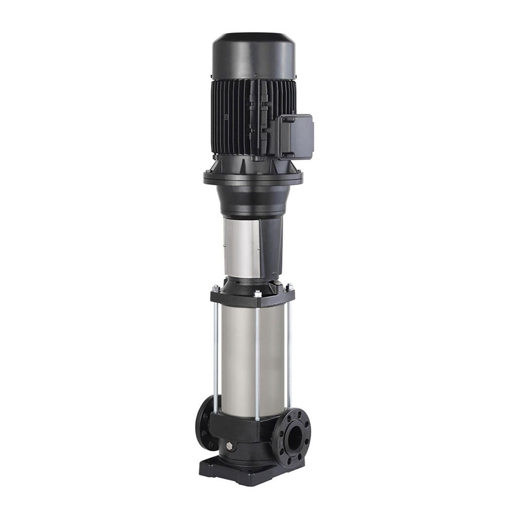 MVX5-17 FT ปั๊มน้ำหอยโข่งหน้าแปลนชนิดทรงตั้ง หลายใบพัด ใบพัดสแตนเลส 5.5แรงม้า ท่อ 1.1/4"x1.1/4" ปริมาณน้ำ 33-177ลิตร/ นาที 380โวลท์