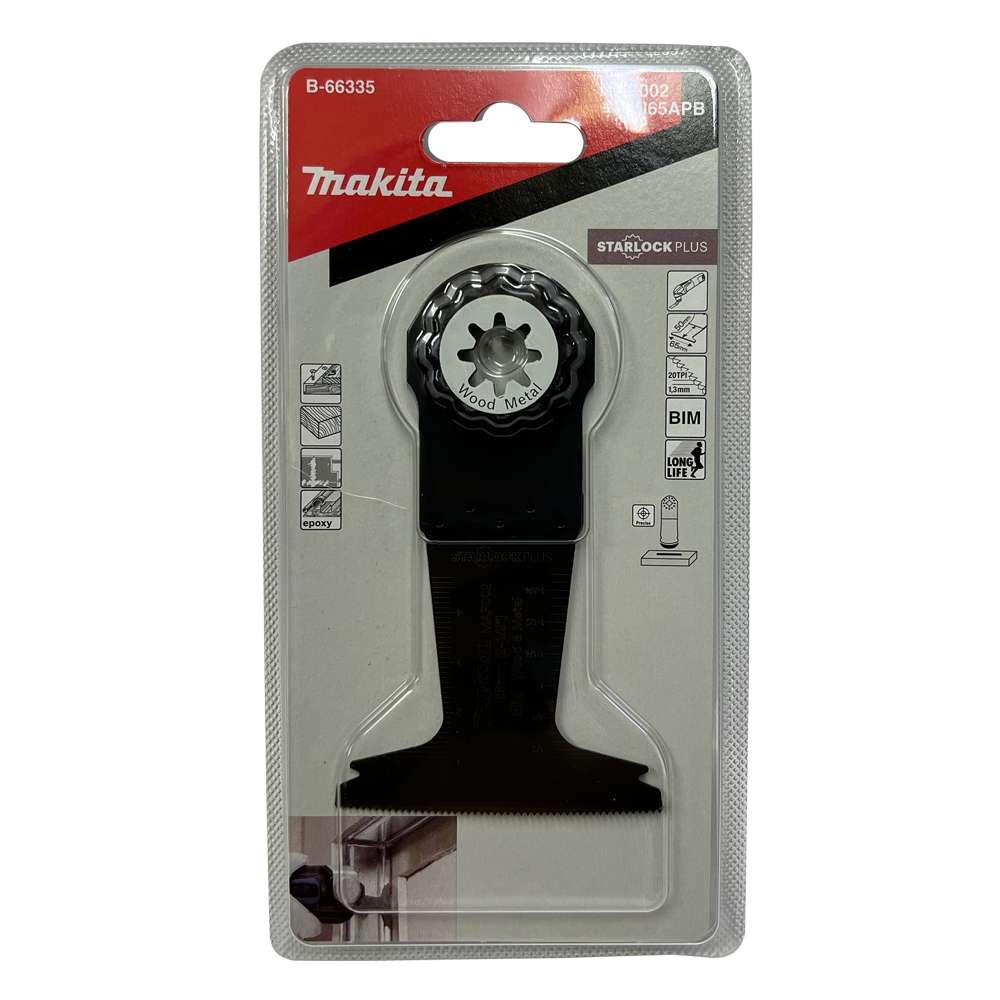B-66335 Starlock Plus Bow Shape Plunge Cut Saw blade 65x50mm MAP002 (Bim,Wood&Metal)