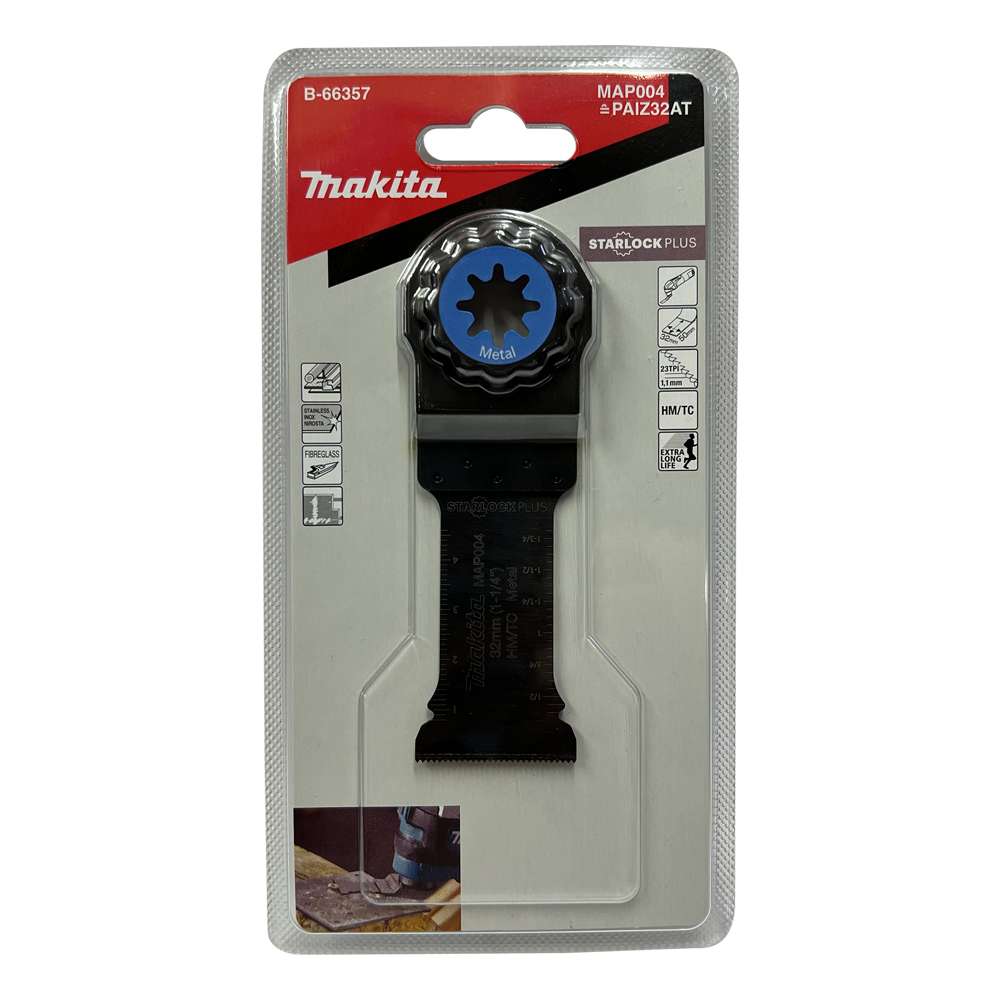 B-66357 Starlock Plus TC Bar Plunge Cut Saw Blade 32x50mm MAP004 (TC/HM,Metal)