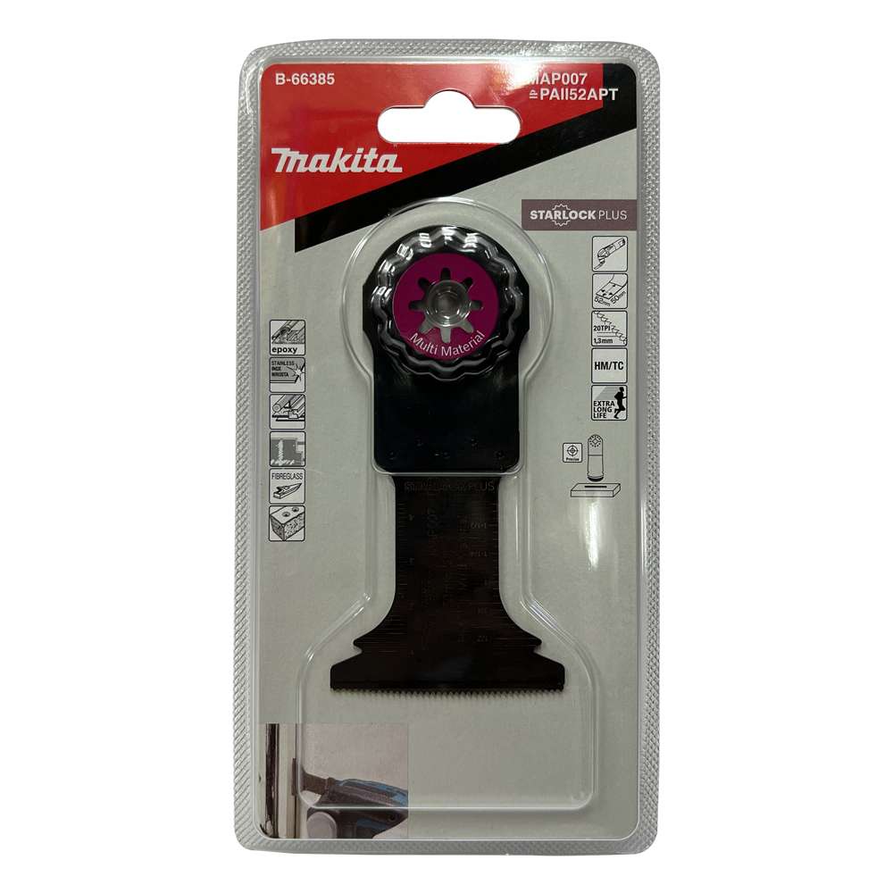 B-66385 Starlock Plus Bow Shape TC Bar Plunge Blade 52x50mm MAP007 (TC/HM,Multi Material)