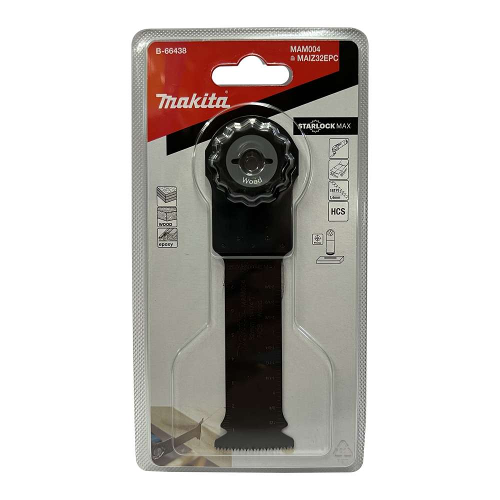 B-66438 Starlock Max Bow Shape Plunge Cut Sawblade 32x80mm MAM004 (HCS,Wood)