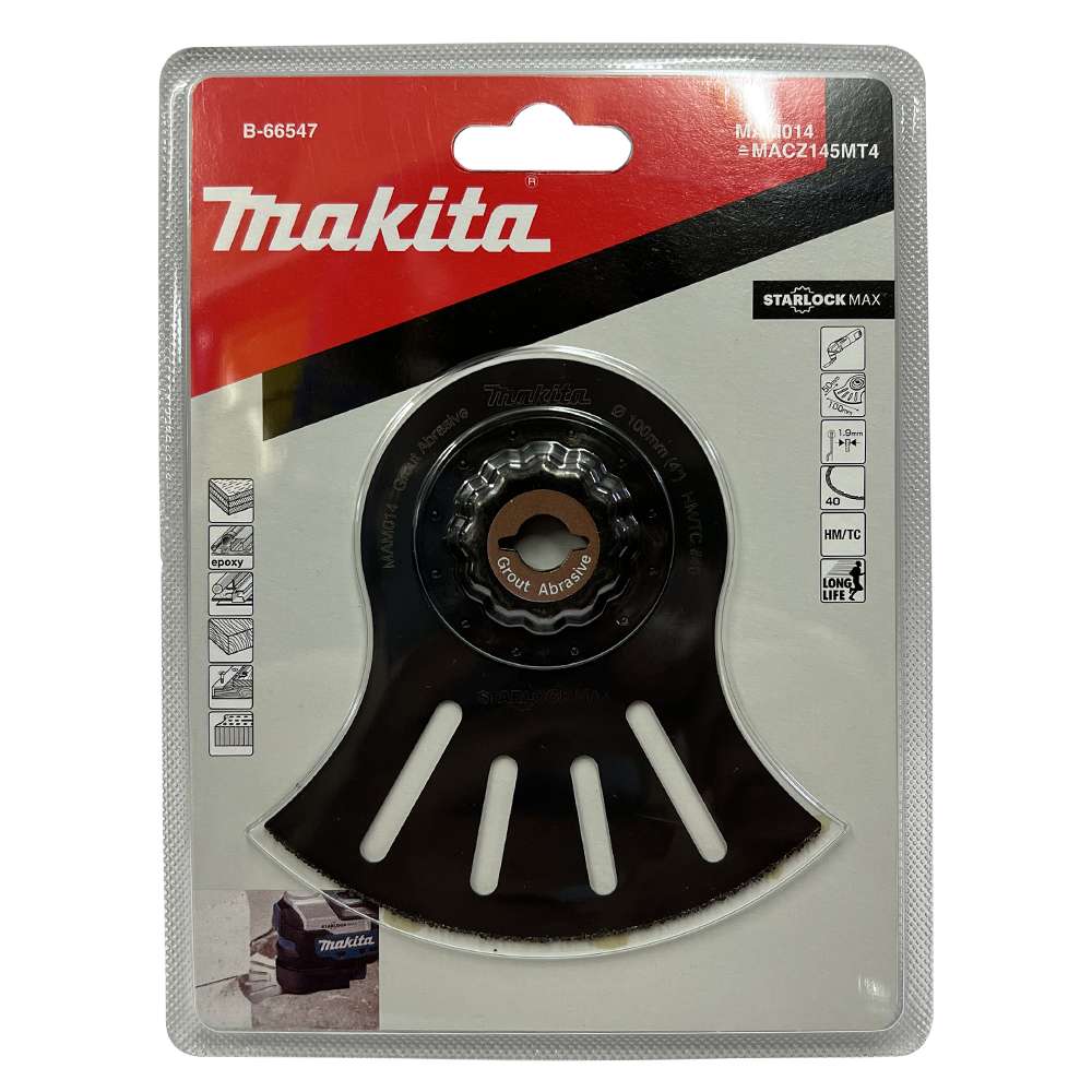 B-66547 Starlock Max TC Segment Saw Blade 100mm MAM014 (TC/HM grit #40)