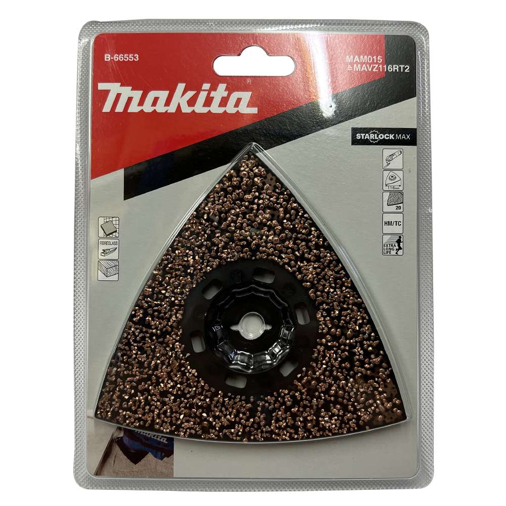B-66553 Starlock Max TC Sanding Plate/Mortar 116mm MAM015 (TC/HM grit #20)