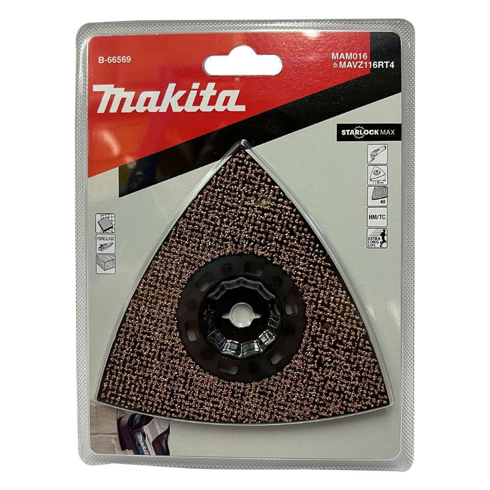 B-66569 Starlock Max TC Sanding Plate/Mortar 116mm MAM016 (TC/HM grit #40)