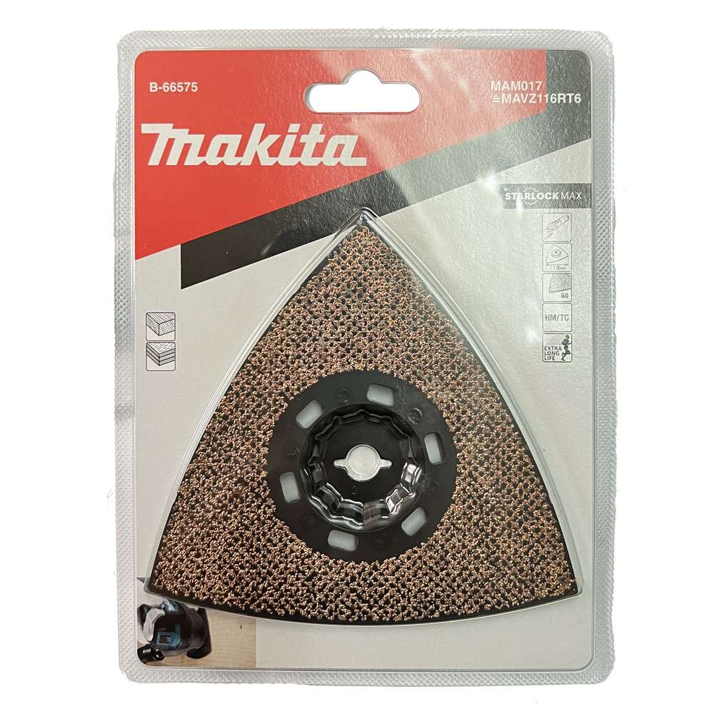 B-66575 Starlock Max TC Sanding Plate/Wood 116mm MAM017 (TC/HM grit #60)