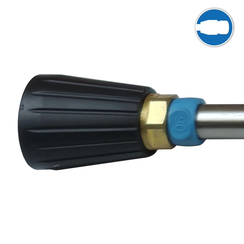 Alternative view of 123922-D2505 Flat Jet lance 600mm ฟ้า with regulating nozzle