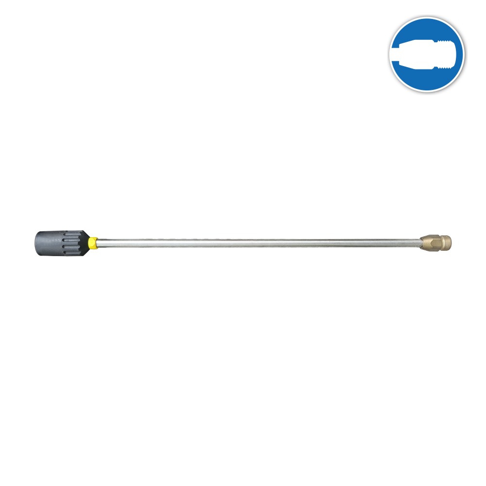 12701-M20042 Flat Jet lance 500mm เหลือง with regulating nozzle