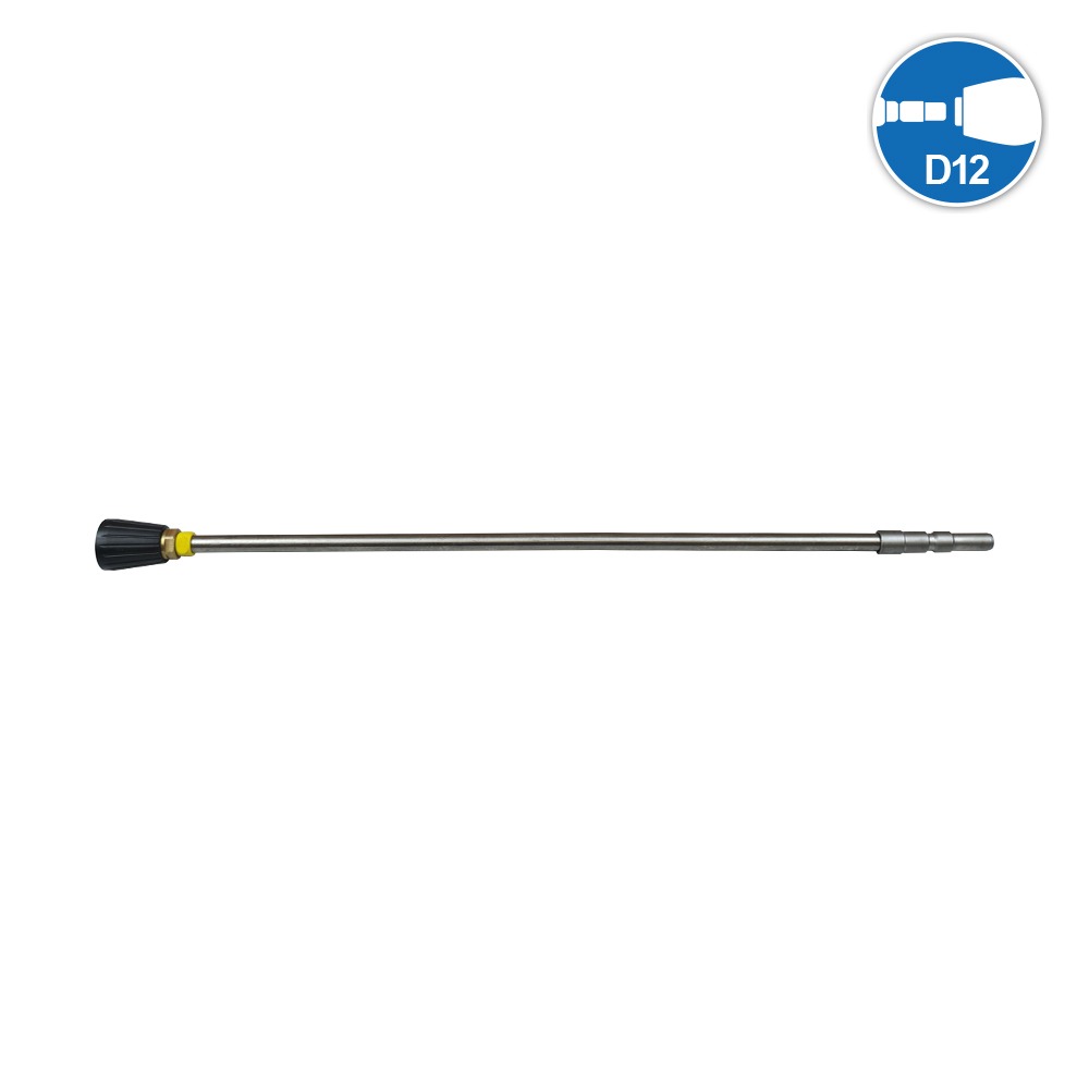 12435-M20042 Flat Jet Lance 600mm เหลือง With Flat Jet Nozzle (ข้อต่อสวมเร็ว)